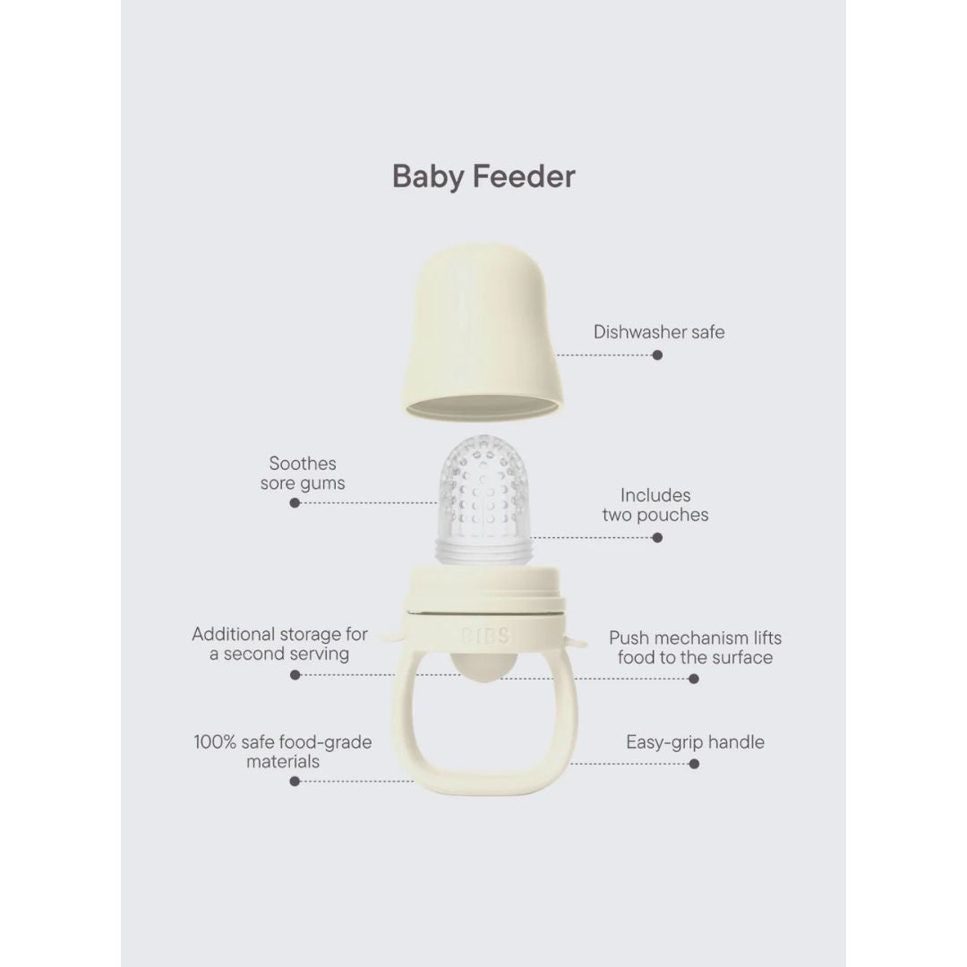BIBS Baby Feeder with 2 Nipples Sage